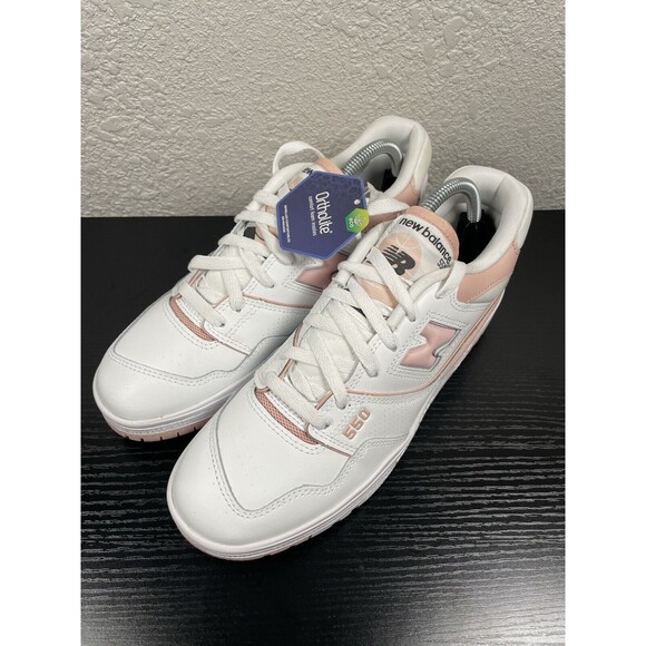 New Balance 550 White Pink Women Sz 10 LifeStyle Casual Shoes Sneakers BBW550BP - Picture 4 of 10